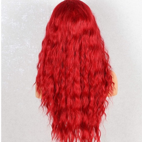 ?KILA J 24” RED LOOSE WAVE LACE FRONT WIG? *NEW* main image 3